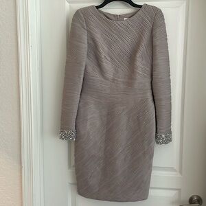 Eliza J Embellished Cuff Dress